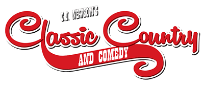 C.J. Newsom's Classic Country & Comedy Logo